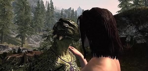  Argonian gets laid with Lydia Part 2